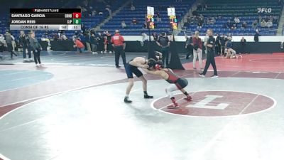 113 lbs Consi Of 16 #2 - Santiago Garcia, Conard vs Jordan Reis, Saint John's Prep