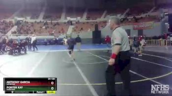 D1-138 lbs Cons. Round 2 - Anthony Garcia, Hamilton vs Porter Kay, Maricopa