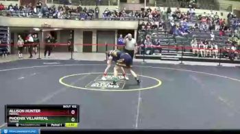 107 lbs Cons. Round 1 - Phoenix Villarreal, Turner vs Allison Hunter, Merrill