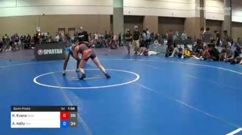 130 lbs Semifinal - Kayla Evans, Buckeye Girls vs April Kelly, Hammer Chicks