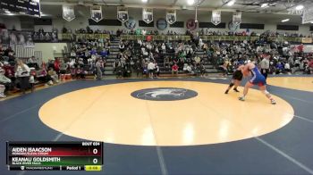 285 lbs Cons. Round 4 - Keanau Goldsmith, Black River Falls vs Aiden Isaacson, Mondovi/Eleva-Strum