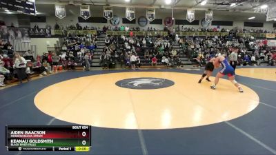 285 lbs Cons. Round 4 - Keanau Goldsmith, Black River Falls vs Aiden Isaacson, Mondovi/Eleva-Strum