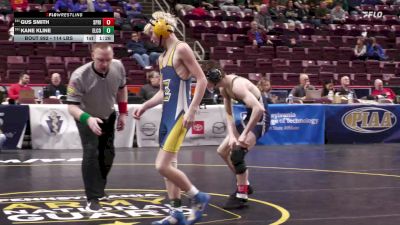 114 lbs Preliminaries - Gus Smith, Spring-Ford vs Kane Kline, ELCO