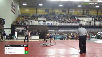 138 lbs 5th Place - Garrett Bowers, Christian Brothers vs Luca Errico, Brunswick School