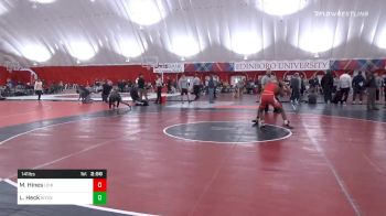 141 lbs Prelims - Malyke Hines, Lehigh vs Lincoln Heck, WyoSemPrep