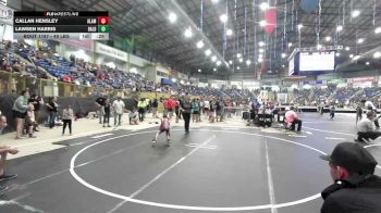 49 lbs Consi Of 8 #2 - Callan Hensley, Alamosa Wrestling vs Lawsen Harris, Bald Eagle WC