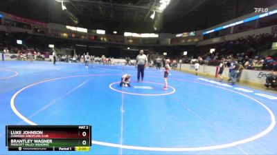 63 lbs Champ. Round 1 - Luke Johnson, Chargers Wrestling Club vs Brantley Wagner, Prescott Valley Bighorns