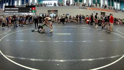 126 lbs Champ. Round 2 - Aidan Caviston, Lemon Bay vs Sebastian Kiss, St. Johns Silverbacks