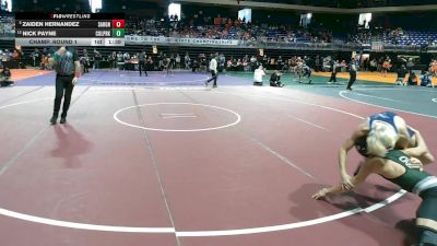 6A 106 lbs Champ. Round 1 - Zaiden Hernandez, San Antonio Reagan vs Nick Payne, Conroe Woodlands College Park