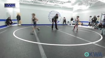 46 lbs Final - Easton Hans, Lions Wrestling Academy vs Foster Barnes, Newcastle Youth Wrestling