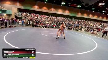 120 lbs Cons. Round 2 - Dilynne Milligan, Spanish Springs vs Monica May, Corning Union