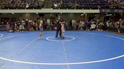 49 lbs Quarters - William Stott, Backyard Bullies Wrestling Club vs Miles Sanders, River Valley Freestyle