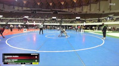 National 6-8 100 Semifinal - Xander Parra, WTF vs Kason Wesby, Flex Wrestling