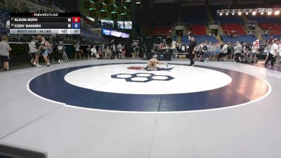 94 lbs Champ. Rd Of 32 - Eldon Roth, WI vs Cody Bakhsh, DE