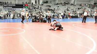 113 lbs Round Of 16 - Brett Crawford, NY vs Eli Bowman, GA