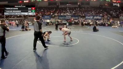G 120 lbs Semifinal - Caylee Brammer, Benton Girls vs Natalie Davis, Haughton Girls