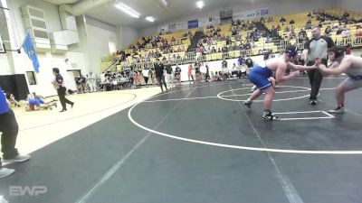 285 lbs Quarterfinal - Damian Sandoval, Har-Ber High School vs Cooper Kennedy, Vinita JH