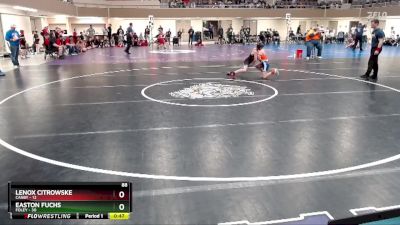 88 lbs Quarterfinals (8 Team) - Easton Fuchs, Foley vs Lenox Citrowske, Canby