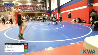 100 lbs Semifinal - Collin Randall, Keystone Wrestling Club vs Michael Evans III, Tulsa Blue T Panthers