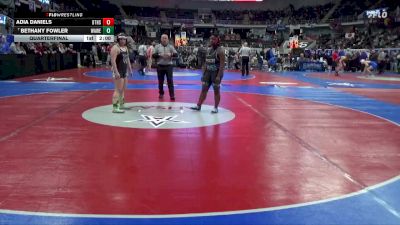 1-5A 165 Quarterfinal - Bethany Fowler, Walter Wellborn vs Adia Daniels, Brewbaker Tech