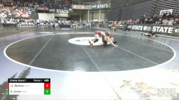 2A 126 lbs Champ. Round 1 - Evan Benitez, Grandview vs Royce Jones, Washougal