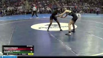 115 lbs Semifinal - Elizabeth Youboty, Bismarck Legacy vs Marlie Stremick, Pembina County North