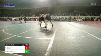 Quarterfinal - Poncho Diaz, Warner High School vs Aiden Willard, Weatherford