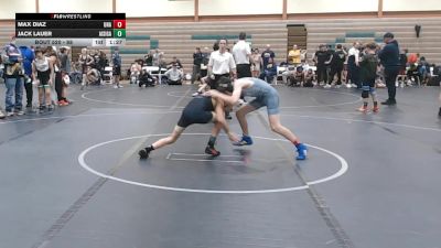 88 lbs Cons. Round 2 - Jack Lauer, All I See Is Gold Academy vs Max Diaz, Unattached