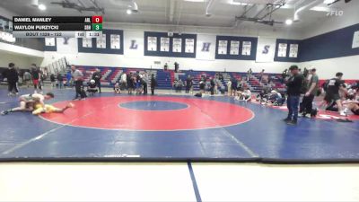 122 lbs 5th Place Match - Daniel Manley, Arlington vs Waylon Purzycki, El Dorado High School