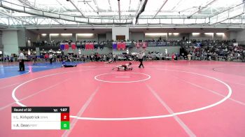 113 lbs Round Of 32 - Liam Kirkpatrick, Granby vs Adam Dean, Portland/Cromwell