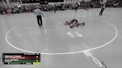 126 lbs Cons. Round 5 - Tristan Stoeser, Berge Elite Wrestling Academy vs Ryan Dietrick, Tennessee