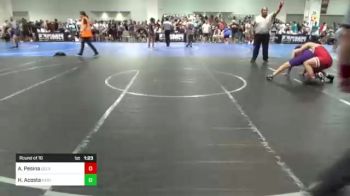 182 lbs Round Of 16 - Avian Pesina, Delano Diablos vs Hiram Acosta, Eastlake