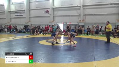 85-S lbs Semifinal - Mason Keesecker, PA vs Jett Johnson, FL
