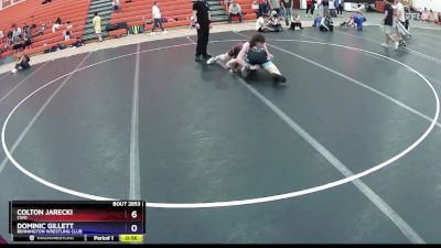 175 lbs Round 3 - Colton Jarecki, CWO vs Dominic Gillett, Bennington Wrestling Club