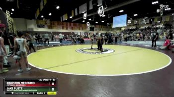 63 lbs Cons. Semi - Jake Puetz, Socal Grappling Wrestling Club vs Kingston Mercurio, Peterson Grapplers