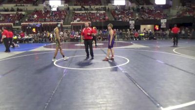 114 lbs Cons. Round 4 - Aiden Much, Butte Wrestling Club vs Zeke Watson, Montana Disciples