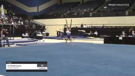 Ty Roderiques - Floor, Premier Athletics - 2021 USA Gymnastics Development Program National Championships