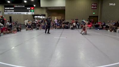 125 lbs Round 4 (6 Team) - Adam Hart, NC National Team White vs Ty Whitten, Indiana Outlaws