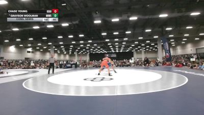 165 lbs Cons. Semis - Grayson Woolman, Mile High Wrestling Club vs Chase Young, USA Gold