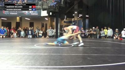 115 lbs 1st Place Match - Jameson Williams, Gold Rush Wrestling vs Jaxson Boucher, Michigan Premier WC