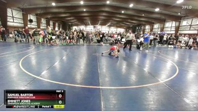 59 lbs Cons. Round 3 - Samuel Barton, Northside Wrestling Club vs Emmett Jones, Sanderson Wrestling Academy