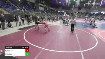 109 lbs Round Of 16 - Nathan Fish, Lusk Rawhide Wrestling vs Niko Rotella, The Wrestling Factory