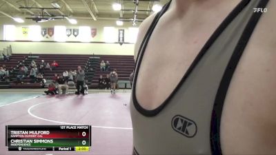 173-177 lbs 1st Place Match - Tristan Mulford, Hampton-Dumont-CAL vs Christian Simmons, Independence