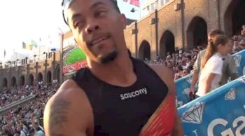 Wallace Spearmon uses 100 as rust buster for Lausanne at 2012 Stockholm Diamond League