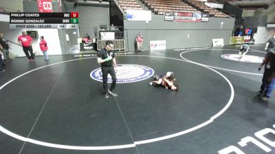 100 lbs Cons. Sub-quarters - Robbie Gonzalez, Savage House Wrestling Club vs Phillip Coates, Nomad Wrestling Club