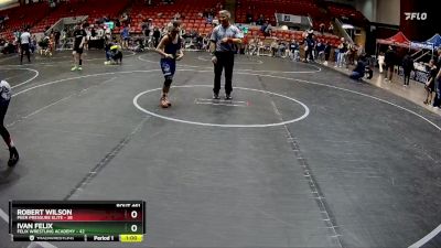 72 lbs 1st Place Match - Ivan Felix, Felix Wrestling Academy vs Robert Wilson, Peer Pressure Elite