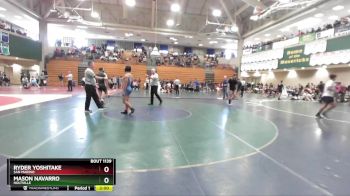 150 lbs Semifinal - Mason Navarro, Holtville vs Ryder Yoshitake, San Marino