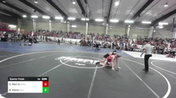 130 lbs Quarterfinal - Sheridan Morris, Durango Wrestling Club vs Bryson Davis, Badlands WC