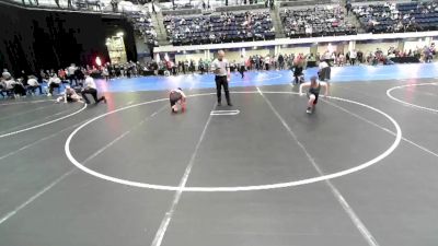 5th - 6th grade - 117 7th Place Match - Hunter Vos, Iowa vs Weston Schwartz, Iowa