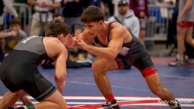 132 lbs Round Of 32 - Adrian Meza, AZ vs Dillon Cooper, KS